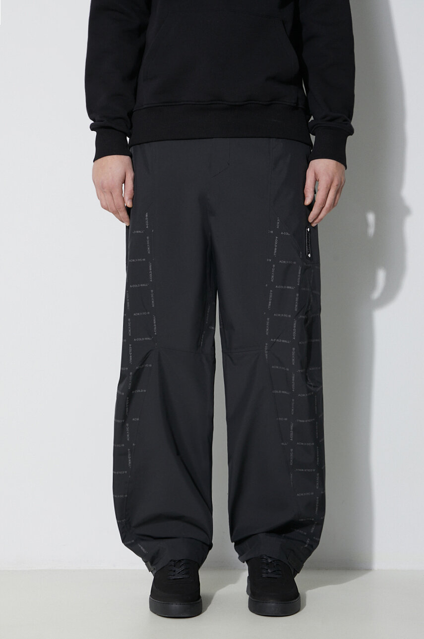 A-COLD-WALL* pantaloni Grisdale Storm Pant uomo colore nero ACWMB176