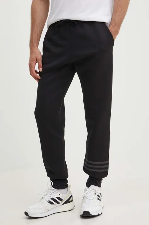 Спортивные штаны adidas Originals цвет чёрный с аппликацией