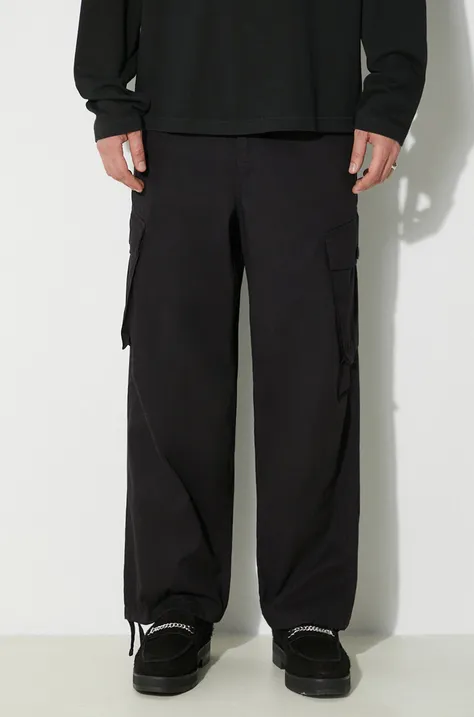 Carhartt WIP cotton trousers Unity Pant black color I032983.894G