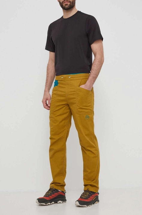 LA Sportiva pantaloni de exterior Bolt culoarea verde