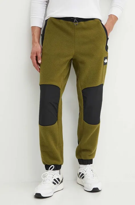 Спортивные штаны The North Face M Fleeski Y2K Pant цвет зелёный с узором NF0A879MPIB1