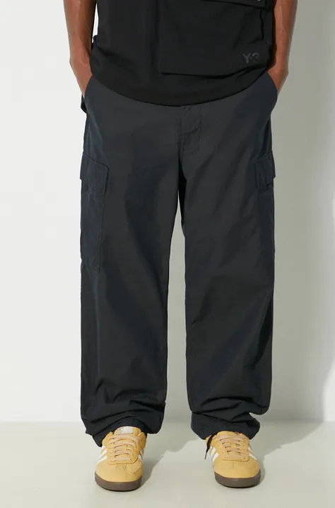 Human Made pantaloni Cargo Pants barbati, culoarea negru, drept, HM27PT001