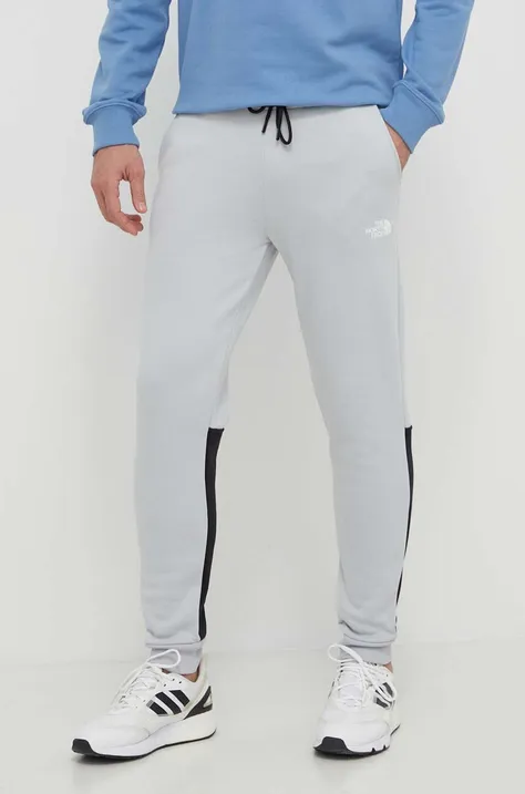 Спортивні штани The North Face колір сірий візерунок NF0A87DQA0M1