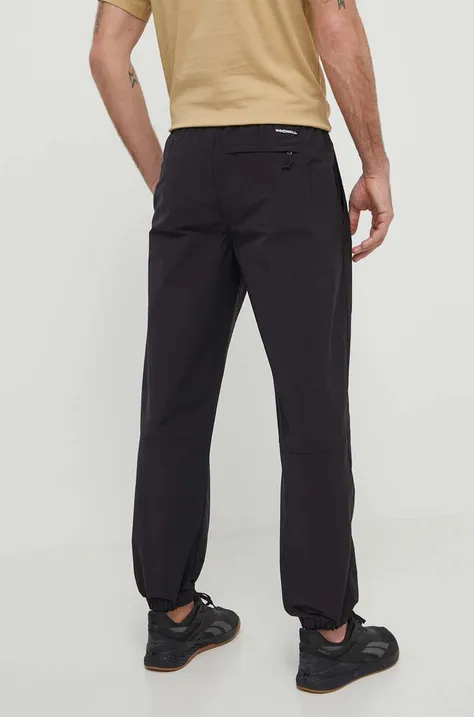 The North Face pantaloni de trening culoarea negru, neted, NF0A8767JK31