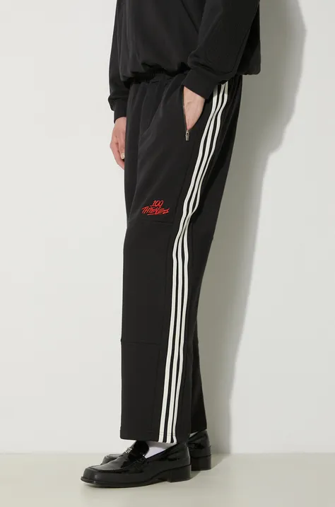 Παντελόνι φόρμας adidas Originals 100T Pant χρώμα: μαύρο, IW4592