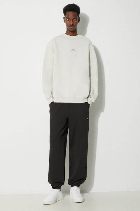 Хлопковые спортивные штаны Puma MMQ Sweatpants цвет чёрный однотонные 624007