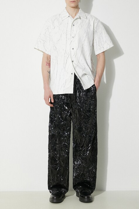 Штани Han Kjøbenhavn Elasticated Track Pants чоловічі колір чорний прямі M-133836