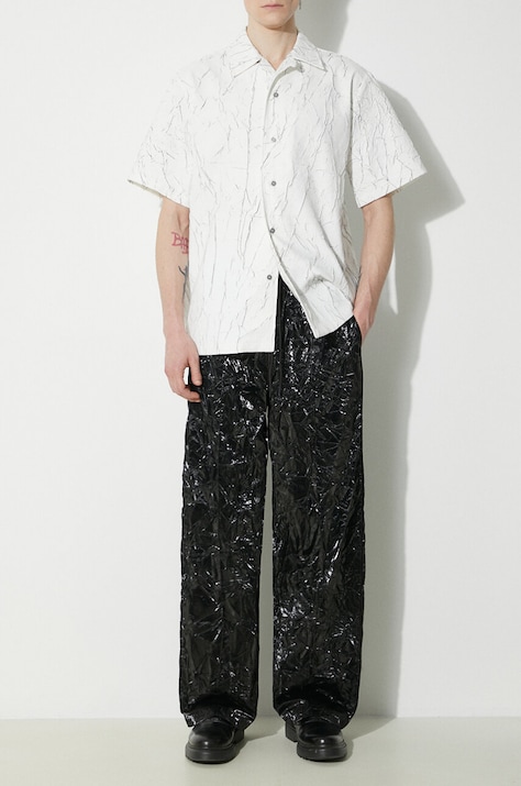Nohavice Han Kjøbenhavn Elasticated Track Pants pánske, čierna farba, rovné, M-133836