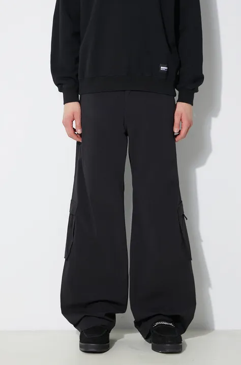 Kalhoty Han Kjøbenhavn pánské, černá barva, jednoduché, M-133344