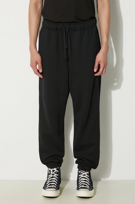New Balance cotton joggers black color smooth MP41508BK