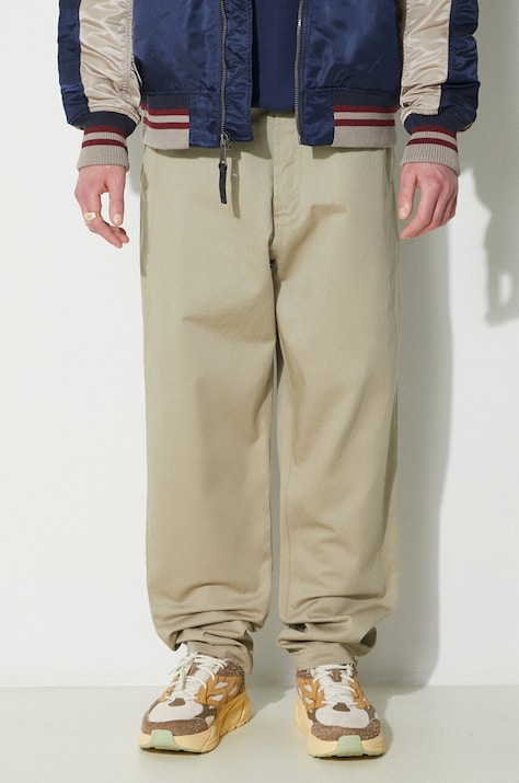 Universal Works pamut nadrág Military Chino bézs, chino, 120.STONE