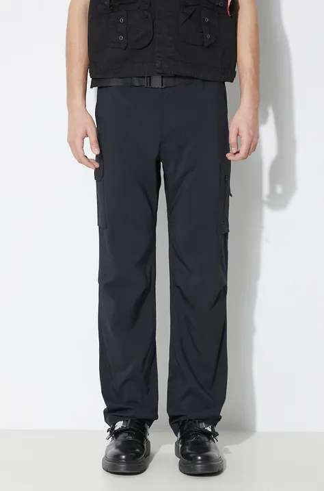 Columbia pantaloni de exterior Silver Ridge Utility culoarea negru, drept, 2012952