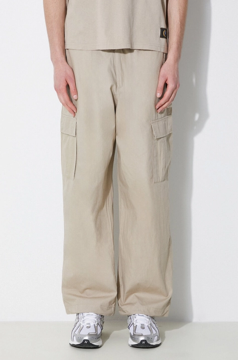 Champion pantaloni in cotone colore beige 220015