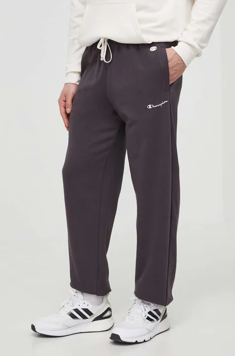 Спортивные штаны Champion цвет серый с аппликацией E20001