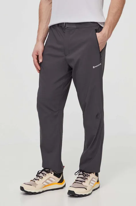 Outdoorové kalhoty Montane Tenacity Lite šedá barva, MTNPR15