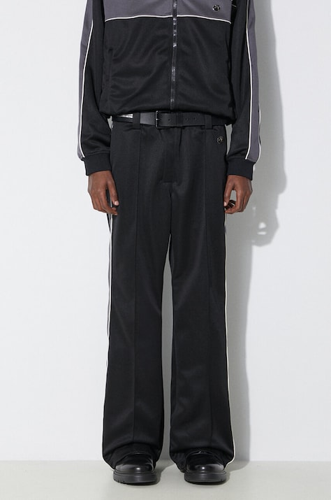 AMBUSH spodnie dresowe Track Pants kolor czarny z aplikacją BMCJ003S24JER