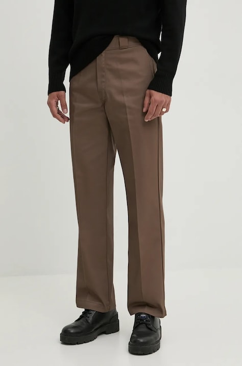 Брюки Dickies 874 мужские цвет коричневый прямое DK0A4XK6