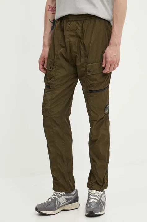 C.P. Company trousers Chrome-R Regular Utility men's green color 16CMPA004A005904G