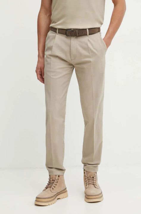 Calvin Klein pantaloni barbati, culoarea gri, drept, K10K113662