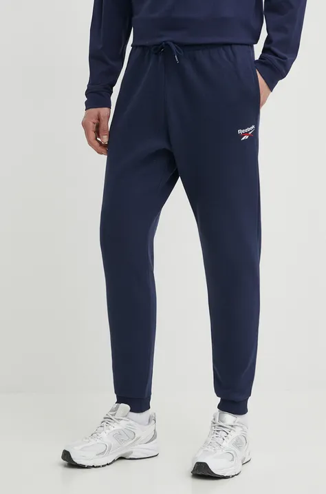 Спортивные штаны Reebok Identity цвет синий однотонные 100202851