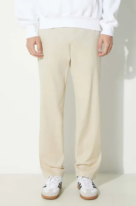 Norse Projects Highwaist trousers Aros Regular Organic men's beige color N25.0368.2064