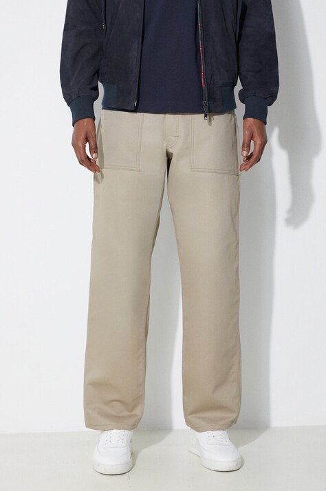 Stan Ray pantaloni in cotone 1100 Og colore beige 1106