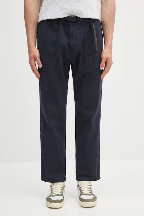 Gramicci pantaloni in cotone Loose Tapered Ridge Pant colore verde G114.OGT