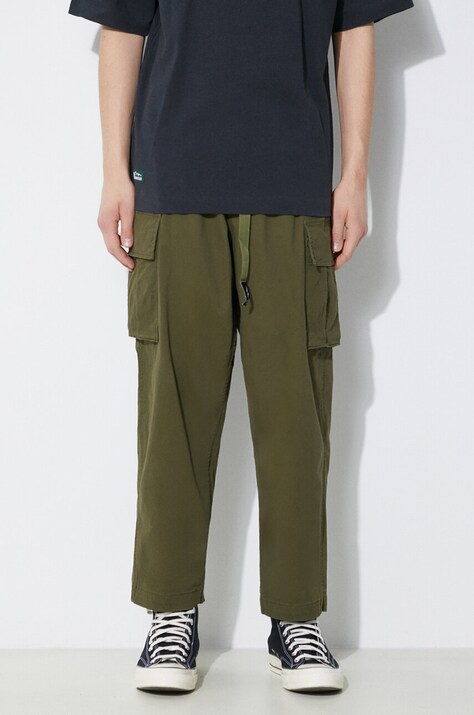 Manastash pantaloni Flex Climber Cargo uomo colore verde 7923910009