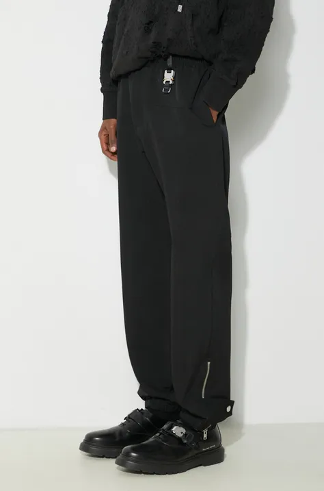 1017 ALYX 9SM pantaloni Trackpant uomo colore nero AAMPA0162FA02