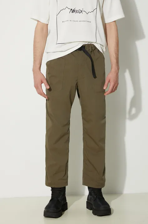 Nanga trousers Hinoc Ripstop Field Pants men's green color NW2421.1I203.A