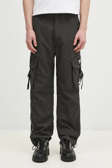 Levi's spodnie x Gundam SEED kolor czarny fason cargo high waist A7409.0000