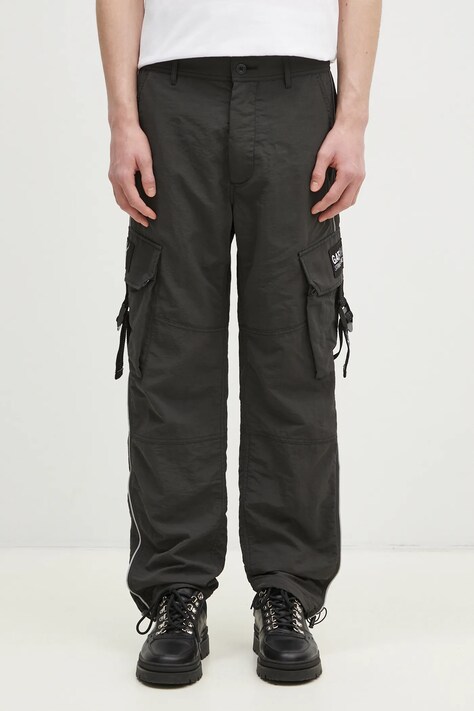 Kalhoty Levi's x Gundam SEED černá barva, kapsáče, high waist, A7409.0000