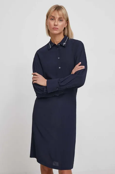 Tommy Hilfiger rochie culoarea bleumarin, mini, drept WW0WW41009