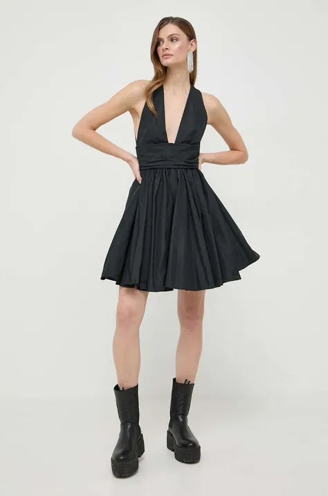 Платье Pinko цвет чёрный mini расклешённая