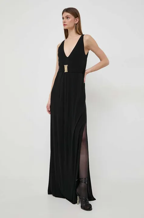 Šaty Pinko černá barva, maxi, oversize, 103167.A17I