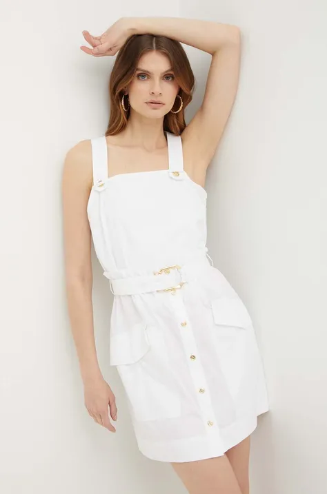 Βαμβακερό φόρεμα Pinko χρώμα: άσπρο, 103212 A1N3