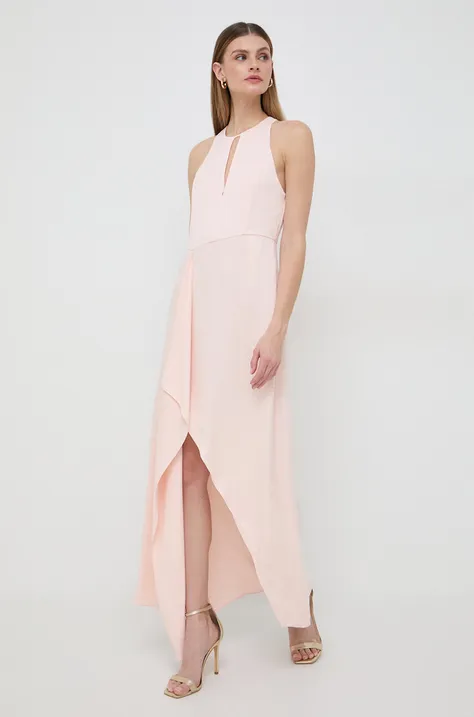 Платье Twinset цвет розовый maxi расклешённая