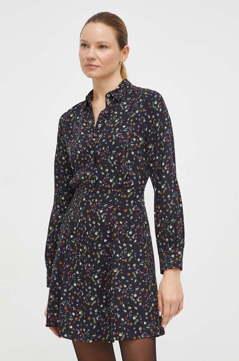 PS Paul Smith rochie culoarea negru, mini, evazată