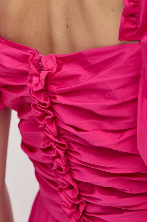 Сукня Luisa Spagnoli RUNWAY COLLECTION — SS24-SUD0IM, рожевий — фото 7