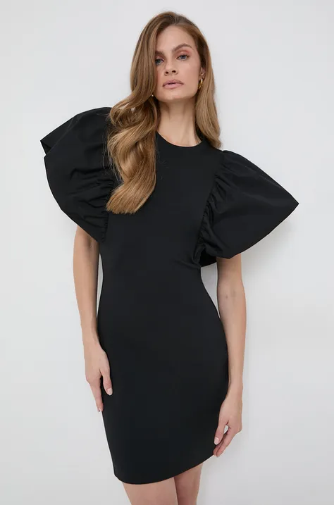 Karl Lagerfeld rochie culoarea negru, mini, mulata