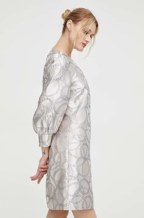 Сукня Bruuns Bazaar колір срібний mini пряма