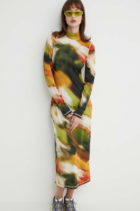 Stine Goya rochie midi, mulată SG5380