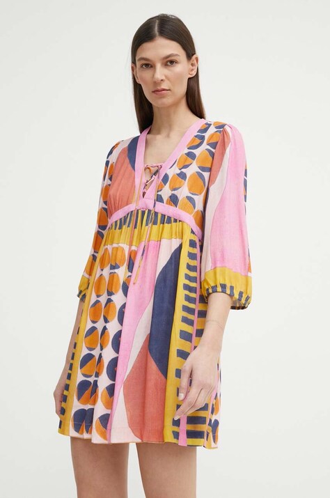 BA&SH rochie MYRIEM mini, evazată, 1E24MYRI