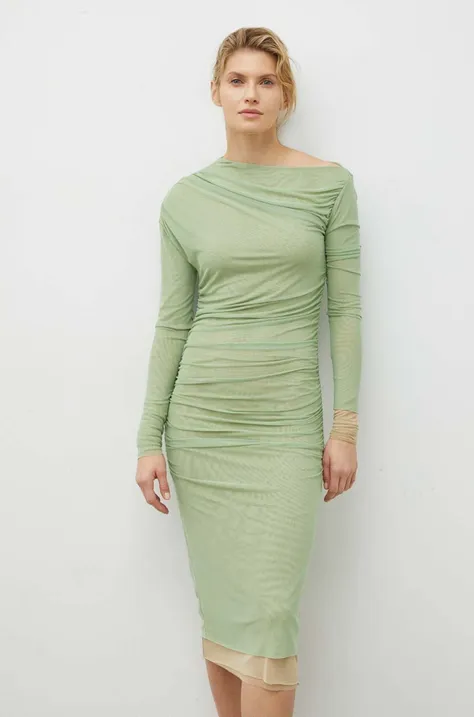 Φόρεμα Day Birger et Mikkelsen χρώμα: πράσινο