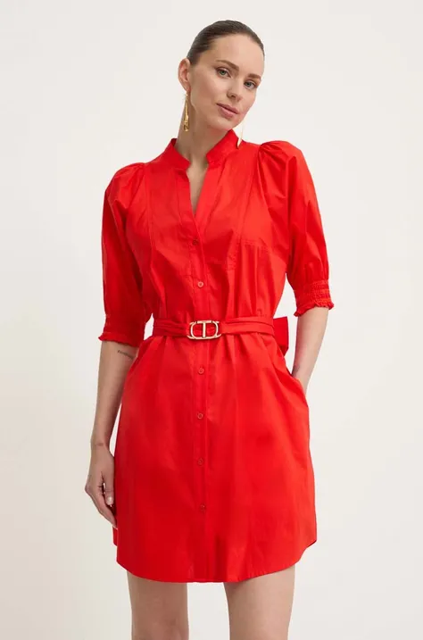 Платье Twinset цвет красный mini oversize