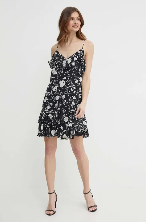 Платье Lauren Ralph Lauren цвет чёрный mini прямое 200933375