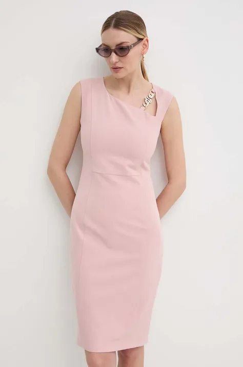 Платье Liu Jo цвет розовый mini облегающая