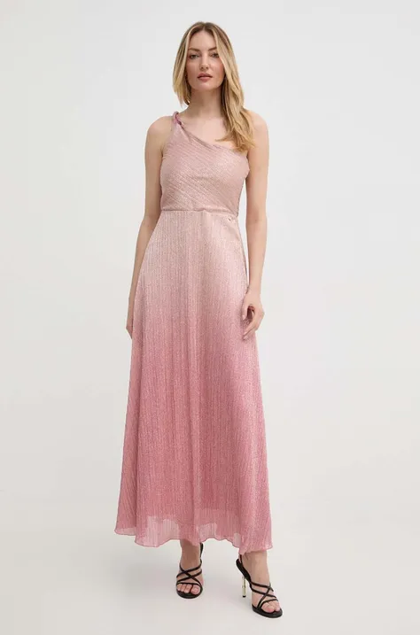 Платье Liu Jo цвет розовый maxi расклешённая