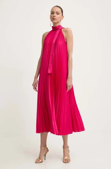 Платье Liu Jo цвет розовый midi расклешённая