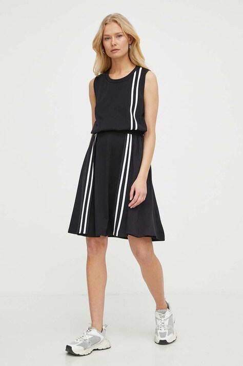 Liu Jo rochie culoarea negru, mini, evazată